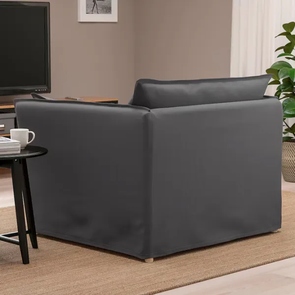 Кресло Ikea Backsalen Beige Серый photo 3 Кресло Ikea Backsalen Beige Серый photo 3