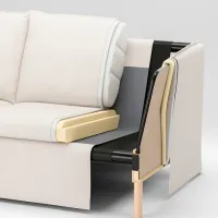 Fotoliu Ikea Backsalen Beige Gray photo 6