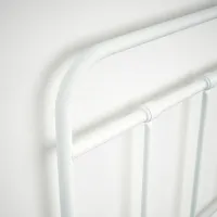 Кровать Ikea Stjarno/Lonset 160 x 200 см / Металл / Белый photo 4