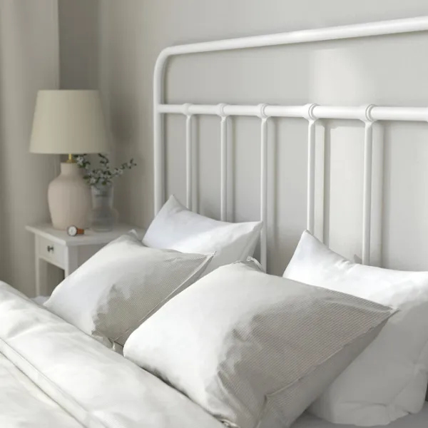 Кровать Ikea Stjarno/Lonset 160 x 200 см / Металл / Белый photo 6