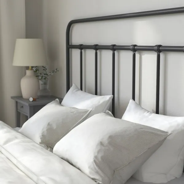 Кровать Ikea Stjarno/Lonset 160 x 200 см / Металл / Черный photo 5