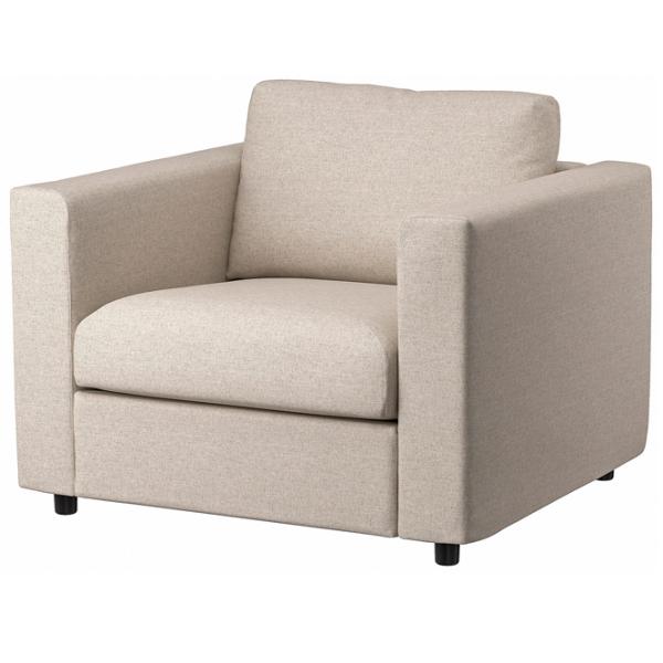 Fotoliu Ikea Vimle Black Beige photo 1 Fotoliu Ikea Vimle Black Beige photo 1