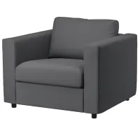 Fotoliu Ikea Vimle Black Gray
