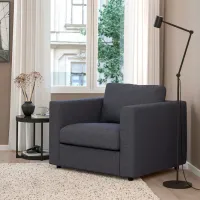 Кресло Ikea Vimle Черный Серый photo 2