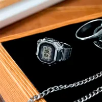 Inel cu ceas unisex Casio CRW-001-1ER Cuarț / 25.2 mm photo 4