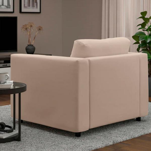 Кресло Ikea Vimle Черный Бежевый photo 4 Кресло Ikea Vimle Черный Бежевый photo 4