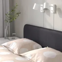 Кровать Ikea Slattum/Vissle 160 x 200 см / ЛДСП / Серый photo 6