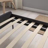 Кровать Ikea Slattum/Vissle 160 x 200 см / ЛДСП / Серый photo 7
