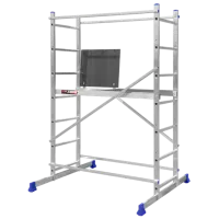 Мобильная лестница с платформой Stark RA 03 2x7 150 кг