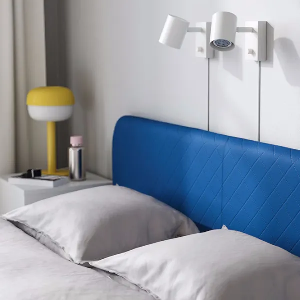 Кровать Ikea Slattum/Knisa 140 x 200 см / ЛДСП / Синий photo 2
