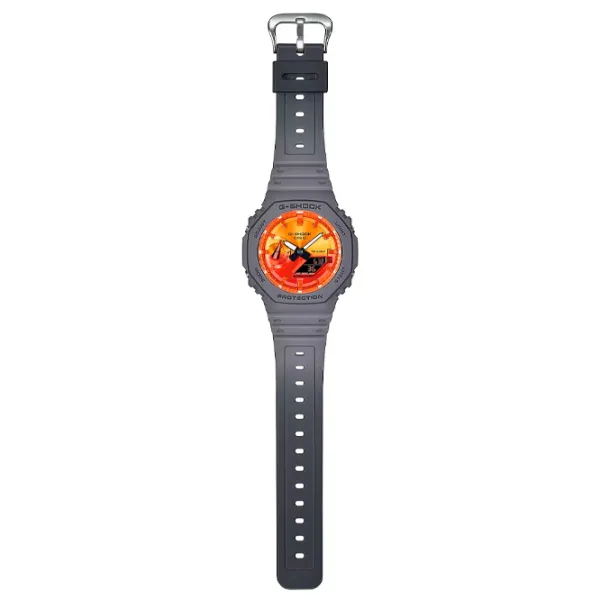 Ceas de mână pentru bărbați Casio GA-2100FL-8AER Cuarț / 48.5 mm photo 4