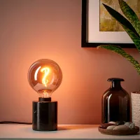 Lampă de masă Ikea Markfrost/Molnart Black photo 3