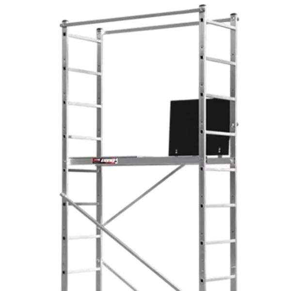 Scară mobilă cu platformă Stark RA 05 2x14 150 kg photo 2 Scară mobilă cu platformă Stark RA 05 2x14 150 kg photo 2