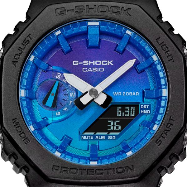 Ceas de mână pentru bărbați Casio GA-2100FL-1AER Cuarț / 45 mm photo 3