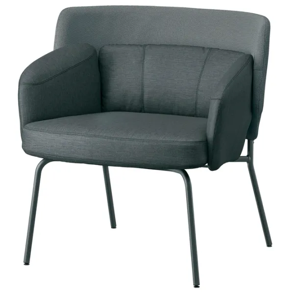 Fotoliu Ikea Bingsta/Vissle/Kabusa Black Gray photo 1 Fotoliu Ikea Bingsta/Vissle/Kabusa Black Gray photo 1