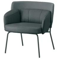 Fotoliu Ikea Bingsta/Vissle/Kabusa Black Gray