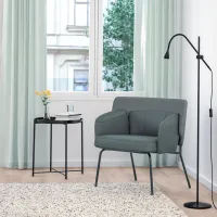 Кресло Ikea Bingsta/Vissle/Kabusa Черный Серый photo 5