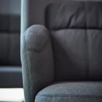 Кресло Ikea Bingsta/Vissle/Kabusa Черный Серый photo 8