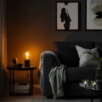 Lampă de masă Ikea Markfrost/Molnart Black photo 5