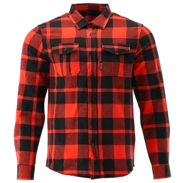 Cămașă de lucru pentru bărbați Yato YT78800 Red Black / 200 g/m² photo 1 Cămașă de lucru pentru bărbați Yato YT78800 Red Black / 200 g/m² photo 1
