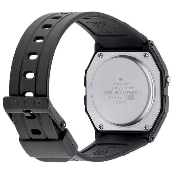 Ceas de mână unisex Casio F-91W-1YEG Cuarț / 33 mm photo 2