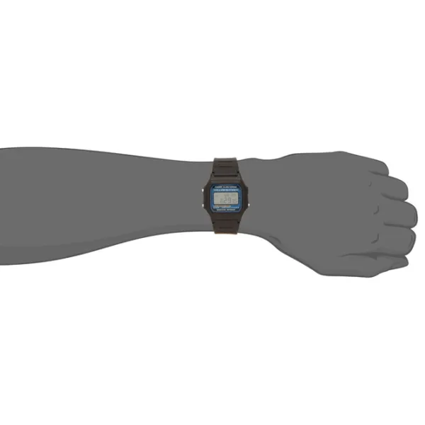 Ceas de mână unisex Casio F-91W-1YEG Cuarț / 33 mm photo 5