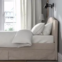 Кровать Ikea Ramnefjall/Klovsta 160 x 200 см / Шпон / Бежевый photo 2