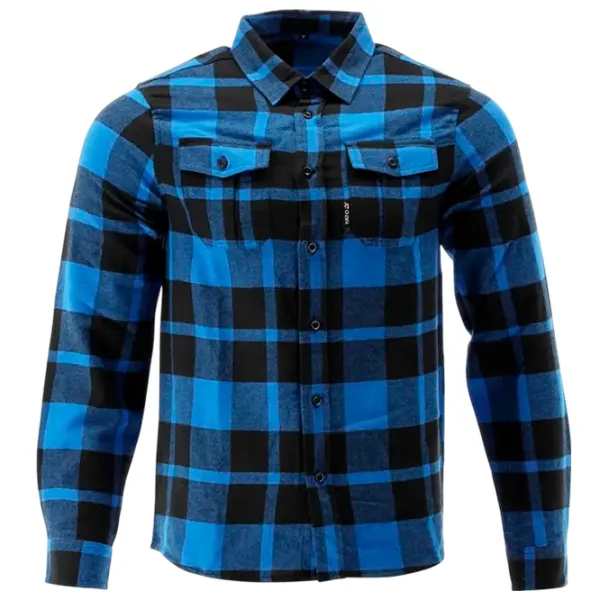 Cămașă de lucru pentru bărbați Yato YT78806 Blue Black / 200 g/m² photo 1 Cămașă de lucru pentru bărbați Yato YT78806 Blue Black / 200 g/m² photo 1
