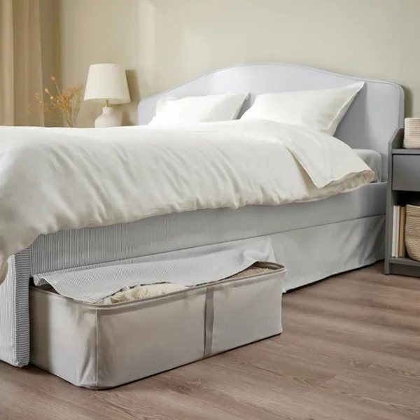 Кровать Ikea Ramnefjall/Klovsta/Luroy 140 x 200 см / Шпон / Серый photo 2