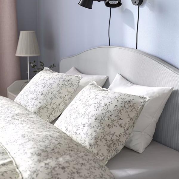 Кровать Ikea Ramnefjall/Klovsta/Luroy 140 x 200 см / Шпон / Серый photo 4