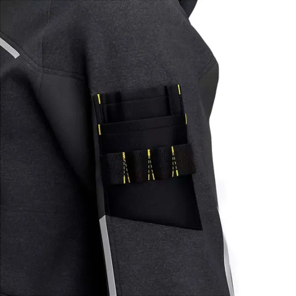 Hanorac de lucru unisex SAFETY JOGGER DENEB HOODIE Black / 280 g/m2 photo 3