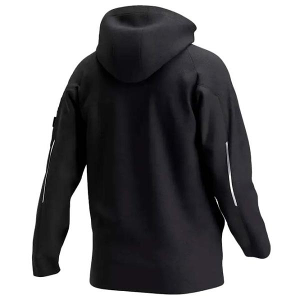 Hanorac de lucru unisex SAFETY JOGGER DENEB HOODIE Black / 280 g/m2 photo 4