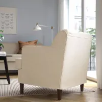 Кресло Ikea Rocksjon/Kilanda Brown Бежевый photo 2