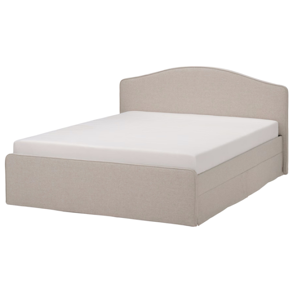 Кровать Ikea Ramnefjall/Kilanda 140 x 200 см / Шпон / Бежевый photo 1 Кровать Ikea Ramnefjall/Kilanda 140 x 200 см / Шпон / Бежевый photo 1