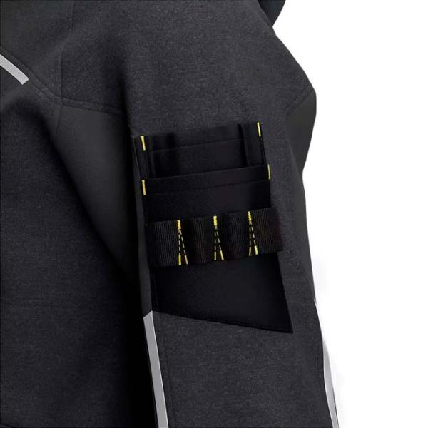 Hanorac de lucru unisex SAFETY JOGGER DENEB HOODIE Black / 280 g/m2 photo 3
