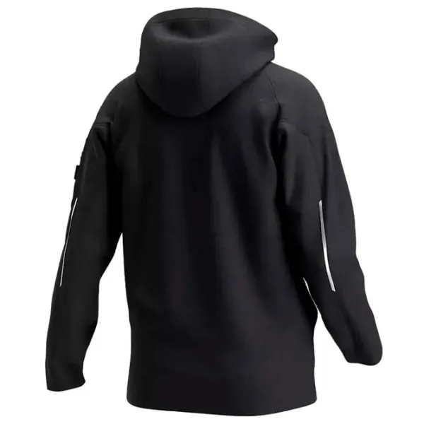 Hanorac de lucru unisex SAFETY JOGGER DENEB HOODIE Black / 280 g/m2 photo 4