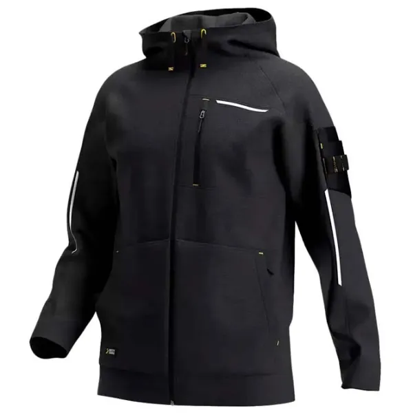 Hanorac de lucru unisex SAFETY JOGGER DENEB HOODIE Black / 280 g/m2 photo 1