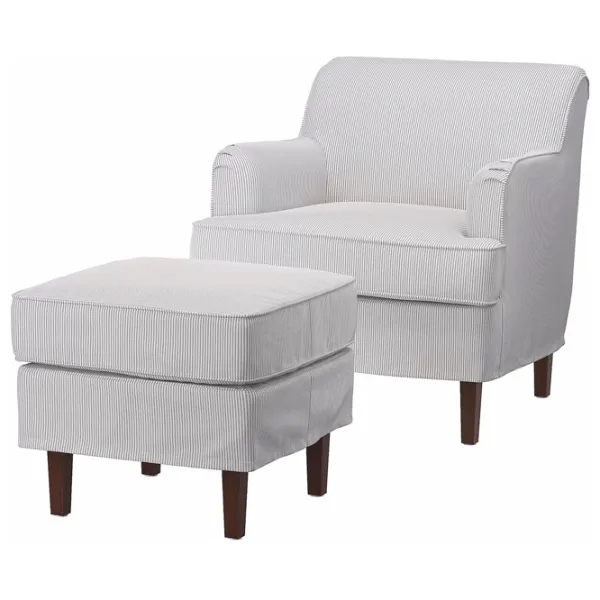 Fotoliu Ikea Rocksjon/Klovsta Brown White photo 1 Fotoliu Ikea Rocksjon/Klovsta Brown White photo 1