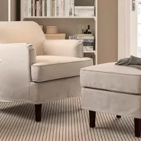 Fotoliu Ikea Rocksjon/Kilanda Brown Beige photo 2