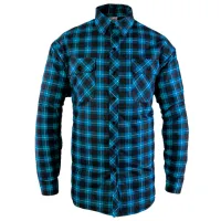 Рабочая рубашка для мужчин Polstar Profflam PLSTOI15AL Blue Black / 110 г/м²