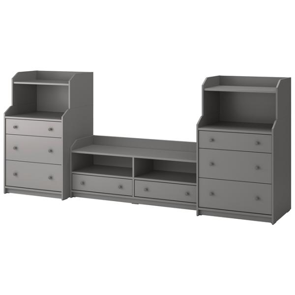 Comodă TV Ikea Hauga 116 x 277 x 40 / MDF photo 1 Comodă TV Ikea Hauga 116 x 277 x 40 / MDF photo 1