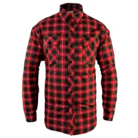 Рабочая рубашка для мужчин Polstar Profflam PLSTOI15RXL Red Black / 110 г/м²