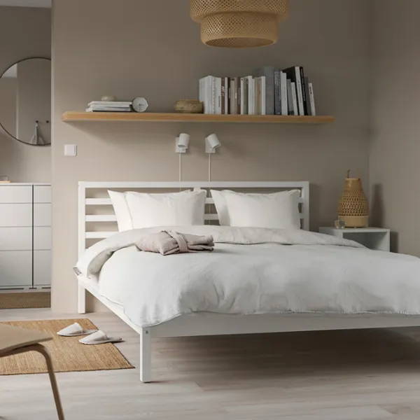 Pat Ikea Tarva/Lindbaden 160 x 200 cm / Masiv / White photo 2