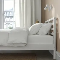 Кровать Ikea Tarva/Lindbaden 160 x 200 см / Массив / Белый photo 4