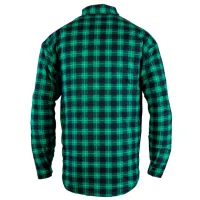 Cămașă de lucru pentru bărbați Polstar Profflam PLSTOI15VXXL Green Black / 110 g/m² photo 2