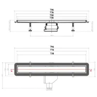 Rigolă de duș Pestan Confluo Compact Line Plastic photo 5