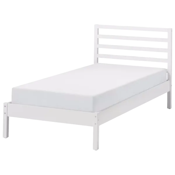 Pat Ikea Tarva/Lindbaden 90 x 200 cm / Masiv / White photo 1 Pat Ikea Tarva/Lindbaden 90 x 200 cm / Masiv / White photo 1