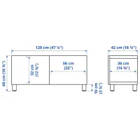 Comodă TV Ikea Besta 48 x 120 x 42 / PAL photo 2