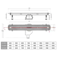 Rigolă de duș Pestan Confluo Slim Line Inox photo 3