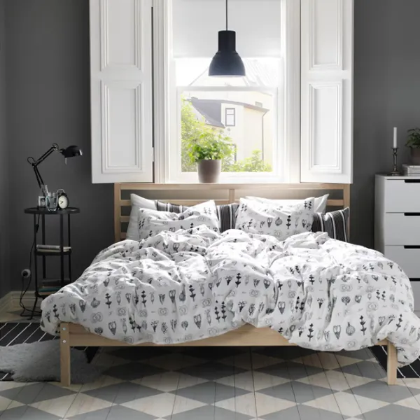Pat Ikea Tarva/Lindbaden 160 x 200 cm / Masiv / Wood photo 4